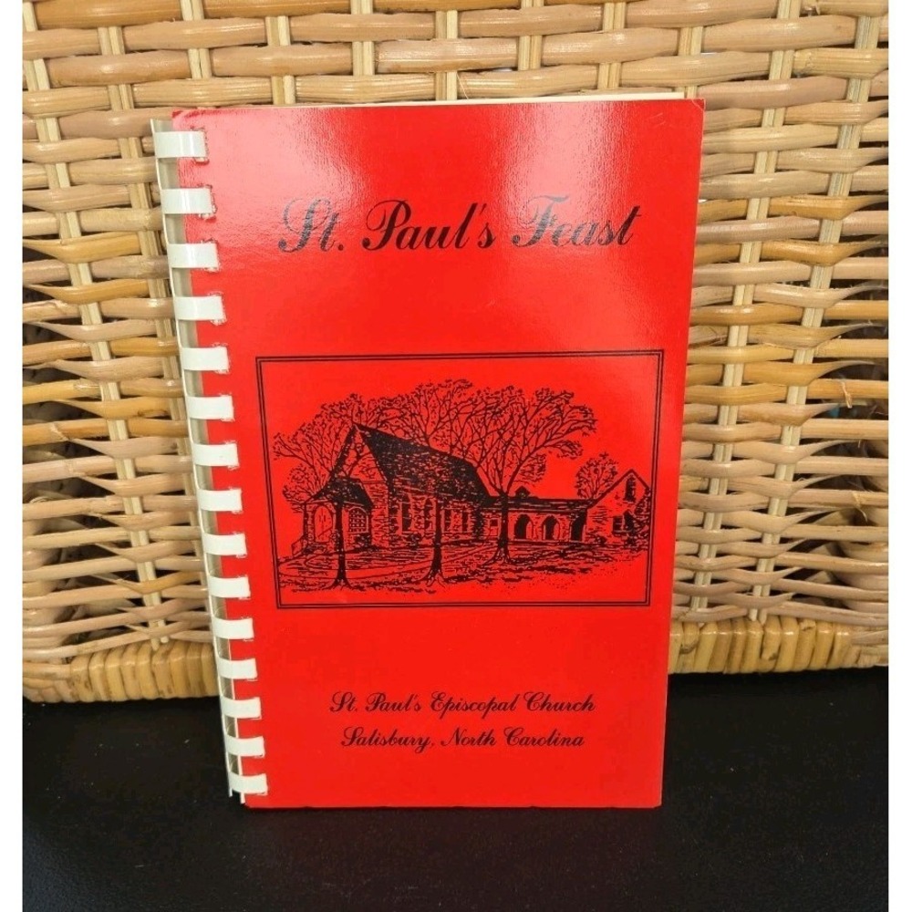 St. Paul's Episcopal Church‎ Cookbook Salisbury,  NC 1992 Vintage Spiral Local